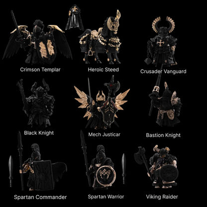 Blackened Magnetic Soldier Collection