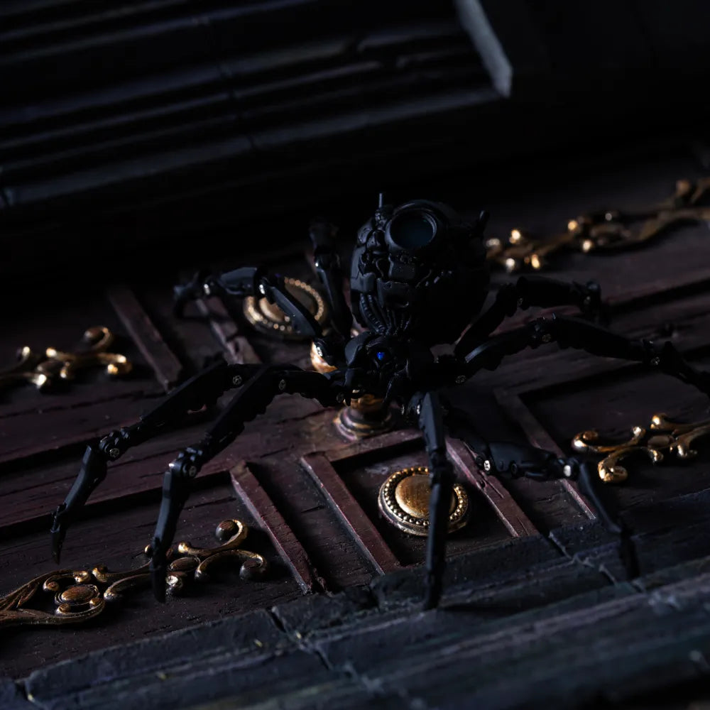 Blackened Mechanical Widow Details 04