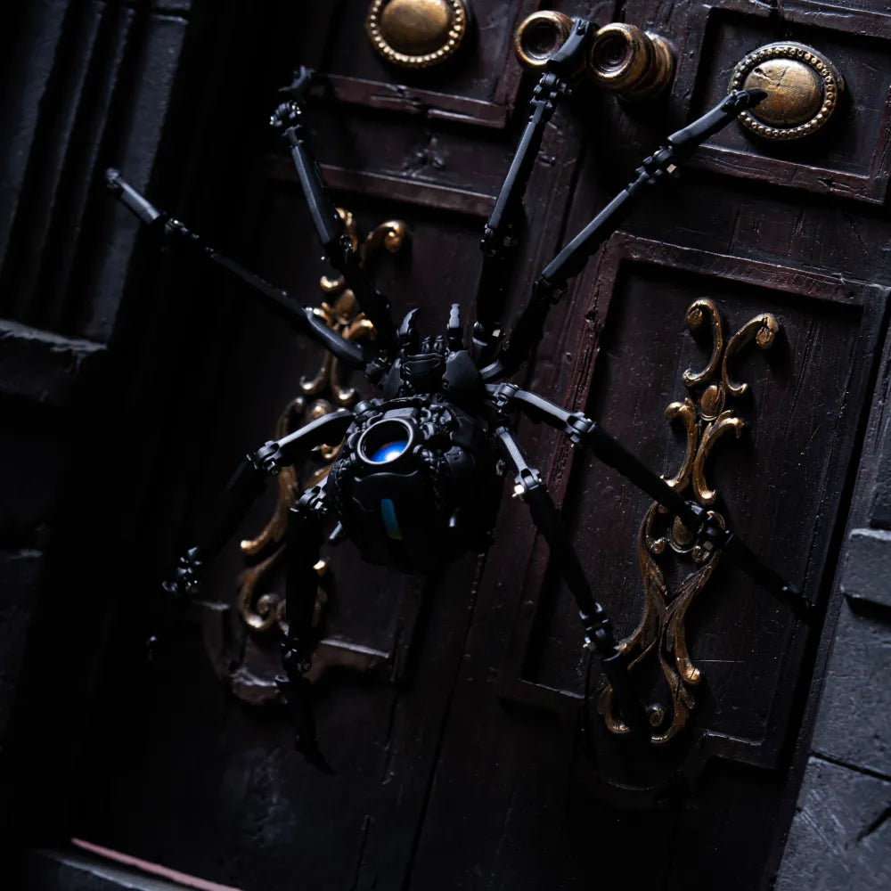 Blackened Mechanical Widow Details 08