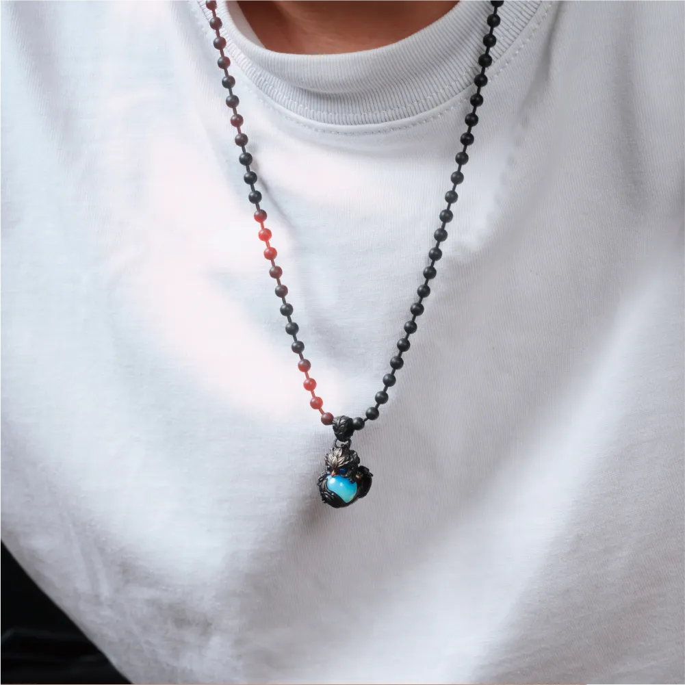 Blackened Mini Griffin Pendant Details 02