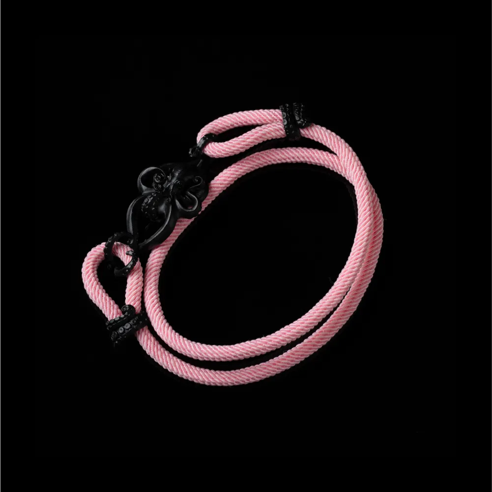 Blackened Octopus Rope Bracelet Details 05