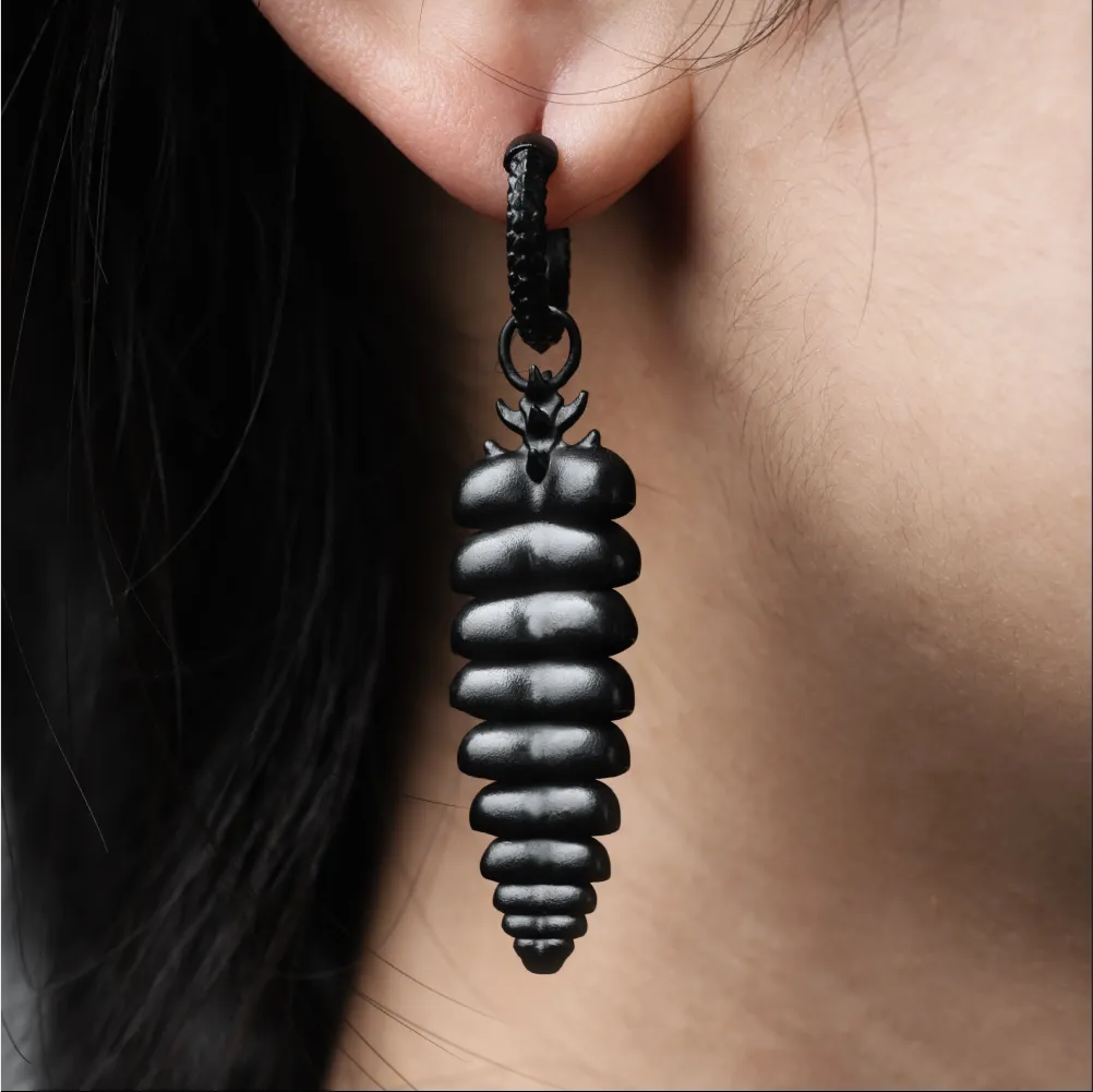 Rattlesnake Tail Earrings