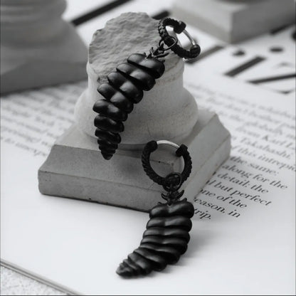 Rattlesnake Tail Earrings