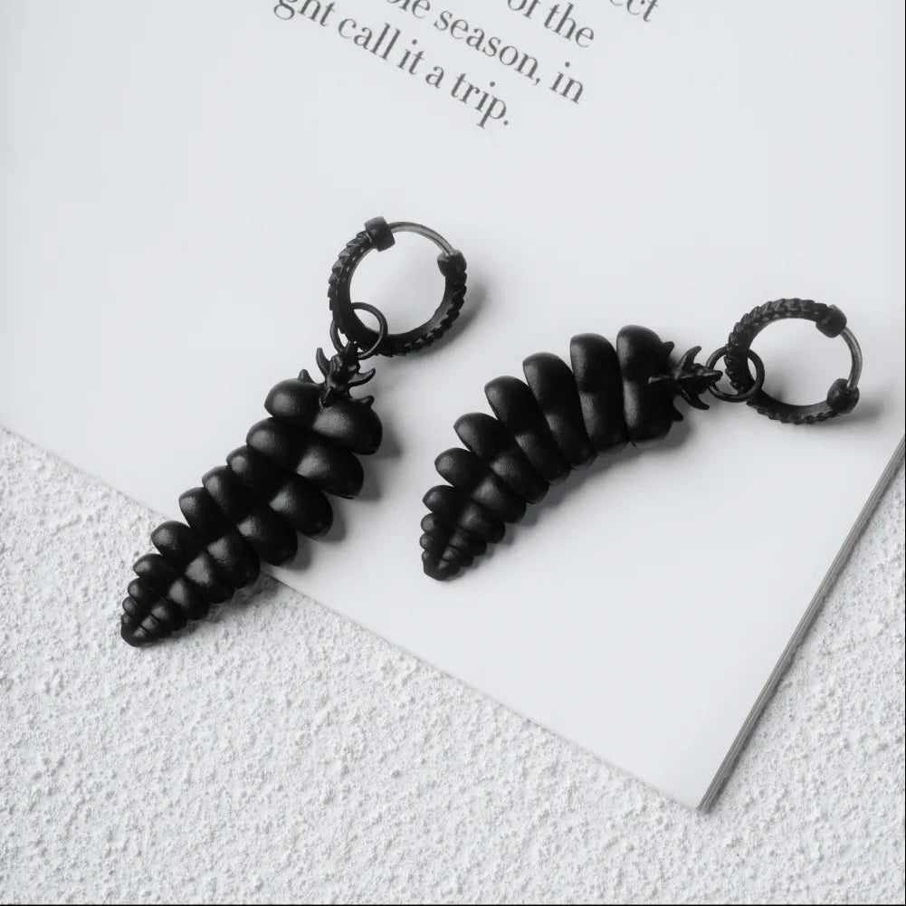 Rattlesnake Tail Earrings