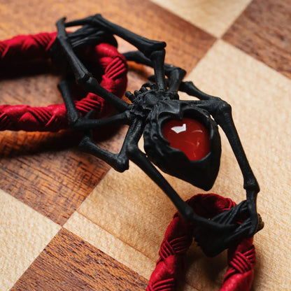 Blackened Spider Rope Bracelet Details 06