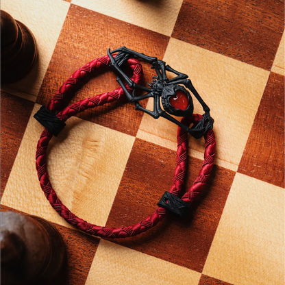 Blackened Spider Rope Bracelet Details 07