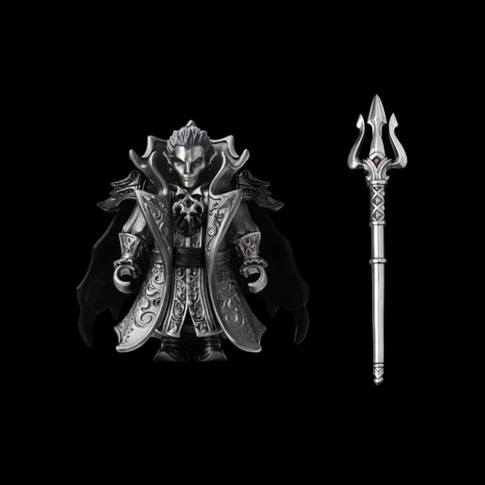 Blackened & White Bronze  Crimson Vampire