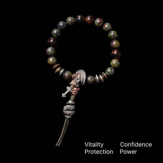 Blood & Gold Gourd Bracelet