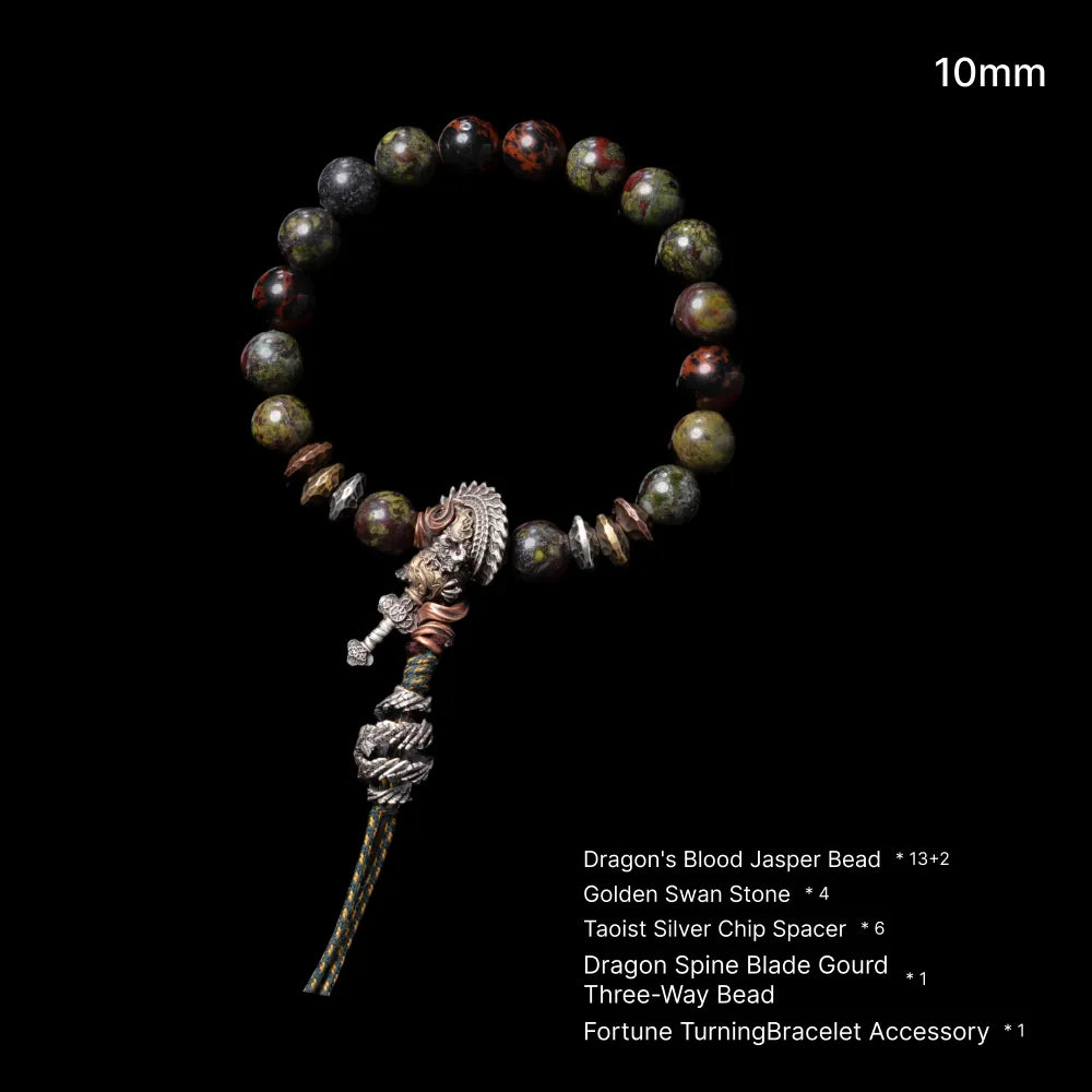 Blood & Gold Gourd Bracelet