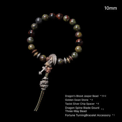 Blood & Gold Gourd Bracelet