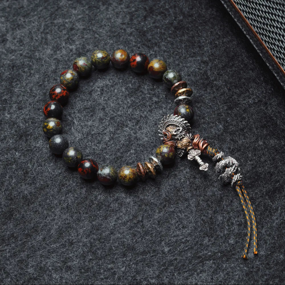Blood & Gold Gourd Bracelet
