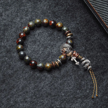 Blood & Gold Gourd Bracelet