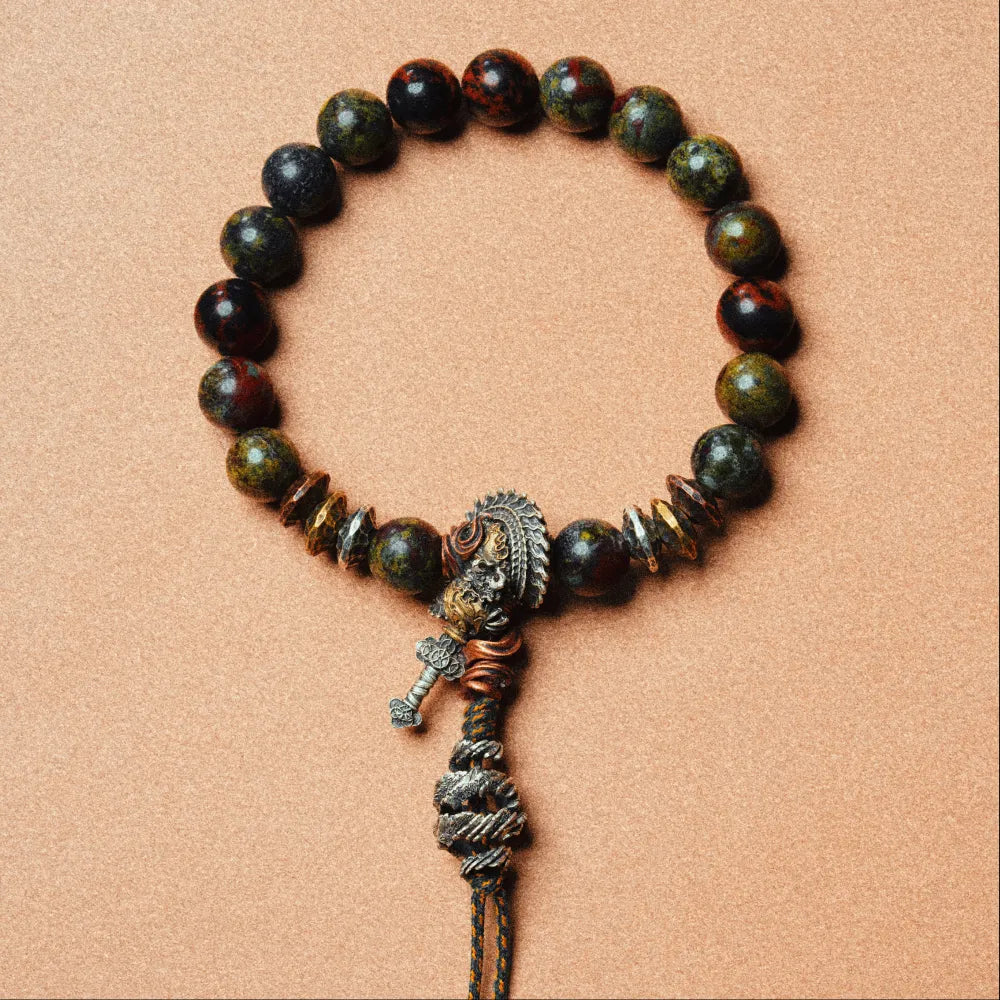 Blood & Gold Gourd Bracelet