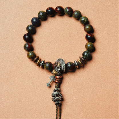 Blood & Gold Gourd Bracelet