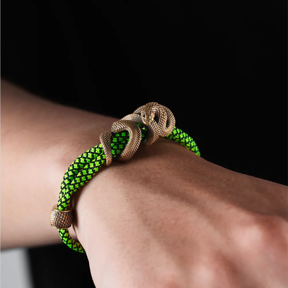 Black Mamba Rope Bracelet