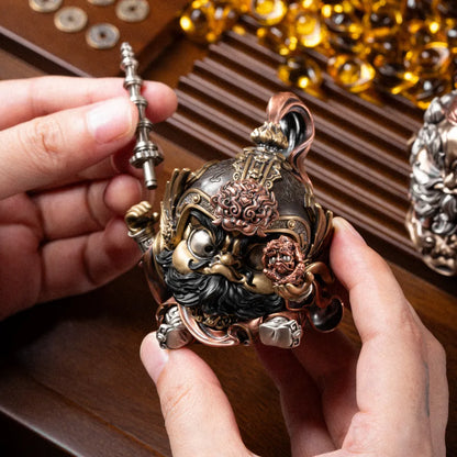 Zhao Gongming mixed-metal figurine — gallery view 4