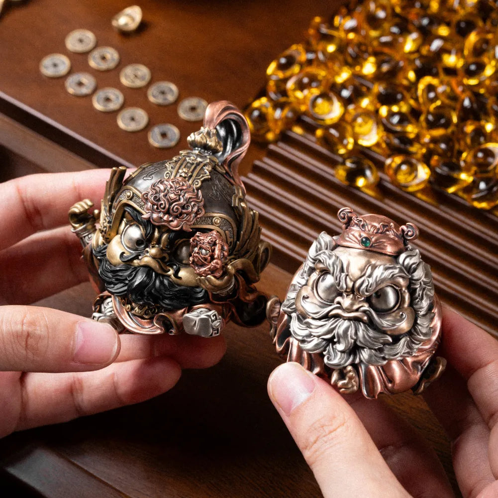 Zhao Gongming mixed-metal figurine — gallery view 5