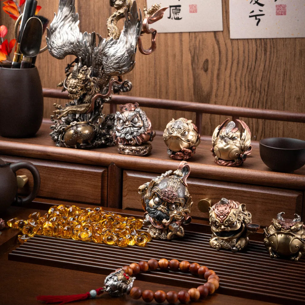 Zhao Gongming mixed-metal figurine — gallery view 6