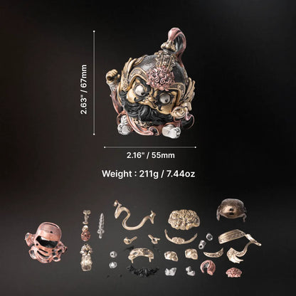 Zhao Gongming mixed-metal figurine — gallery view 9