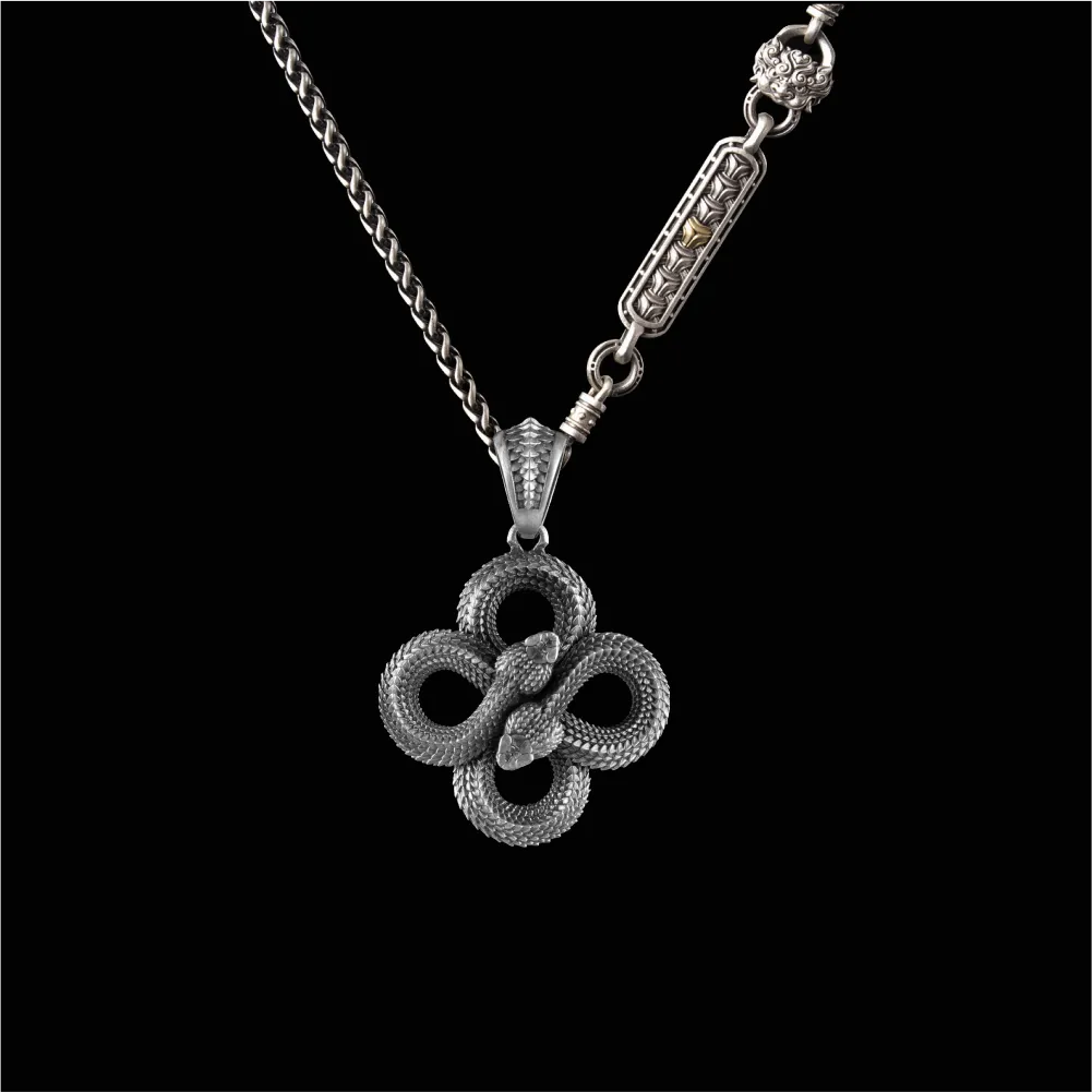 Double Snake Pendant