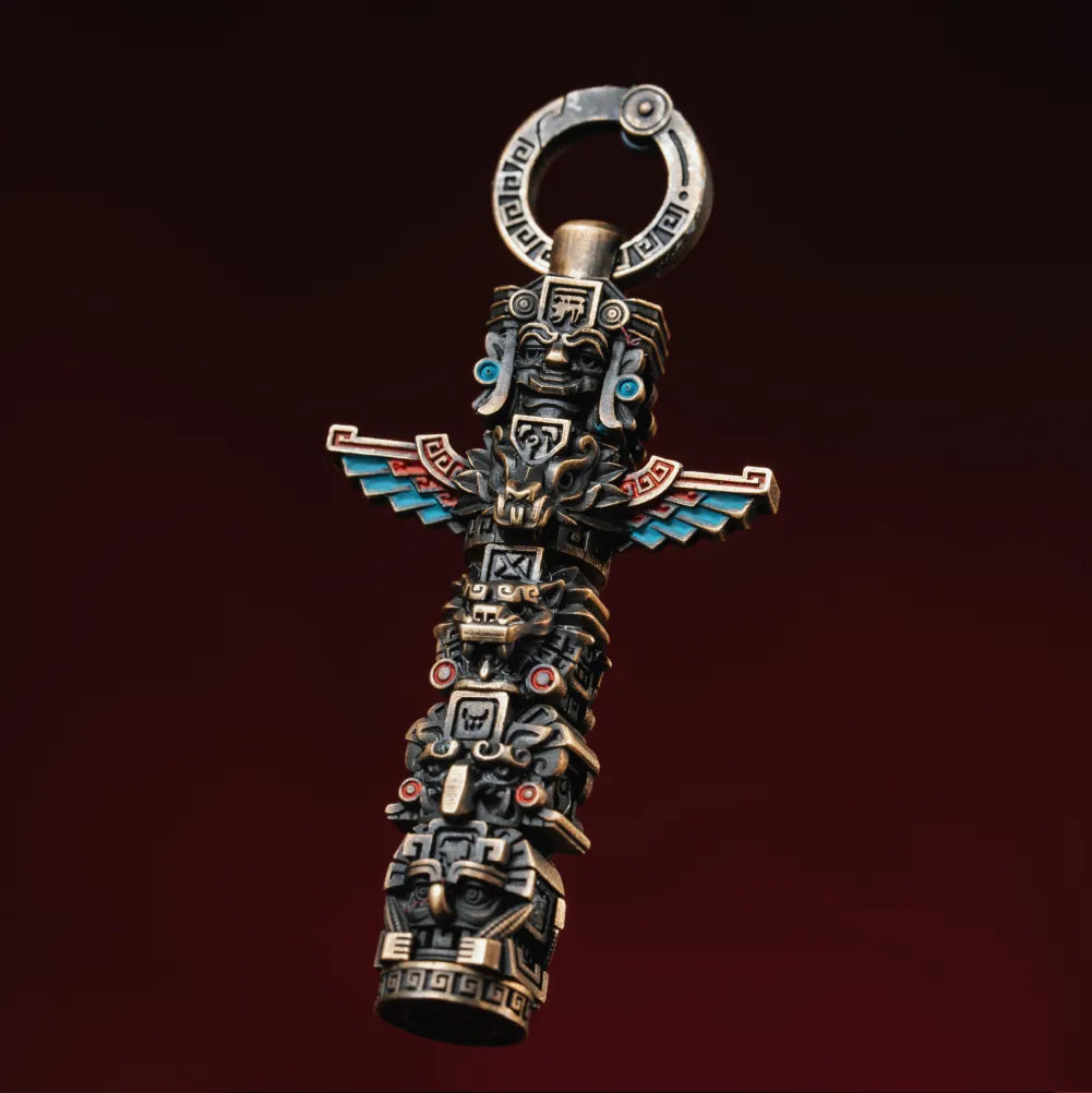 Mayan Totem Pendant