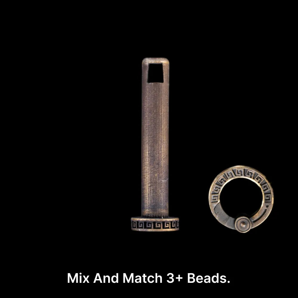 Brass Mayan Totem Pendant Option11