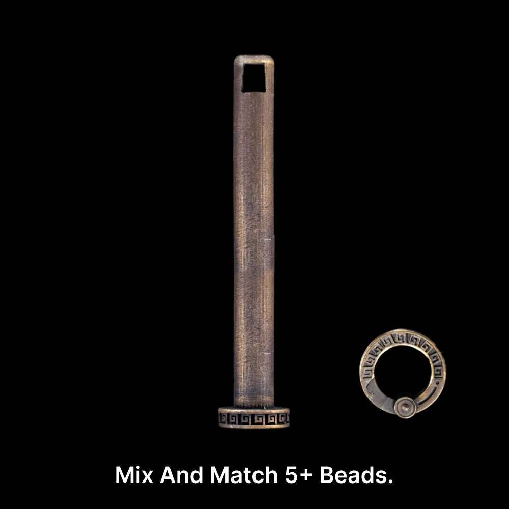 Brass Mayan Totem Pendant Option12