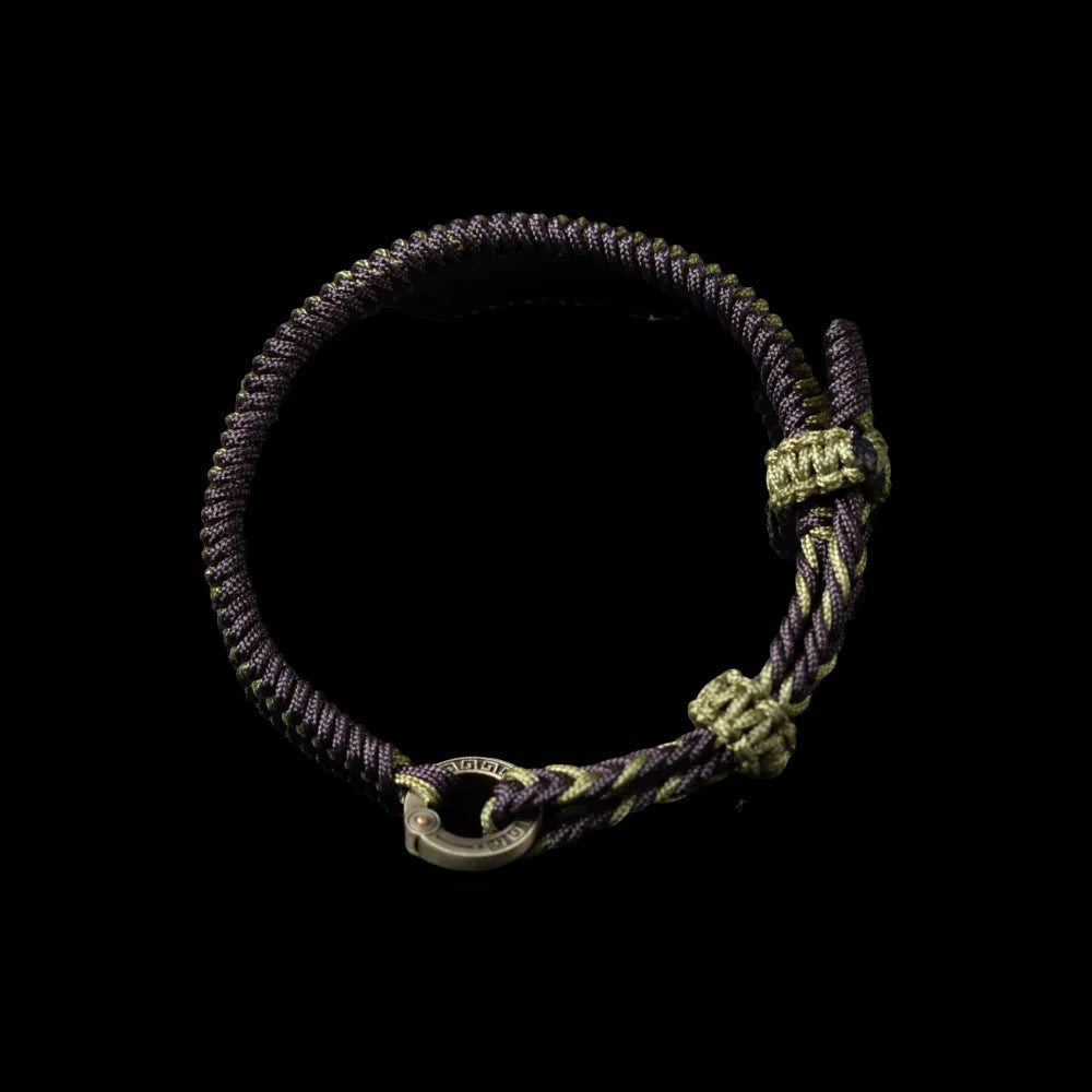 Brass Mayan Totem Rope Bracelet Option11