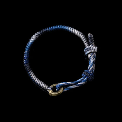 Brass Mayan Totem Rope Bracelet Option14