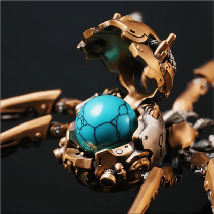 Brass Mechanical Widow Details 05