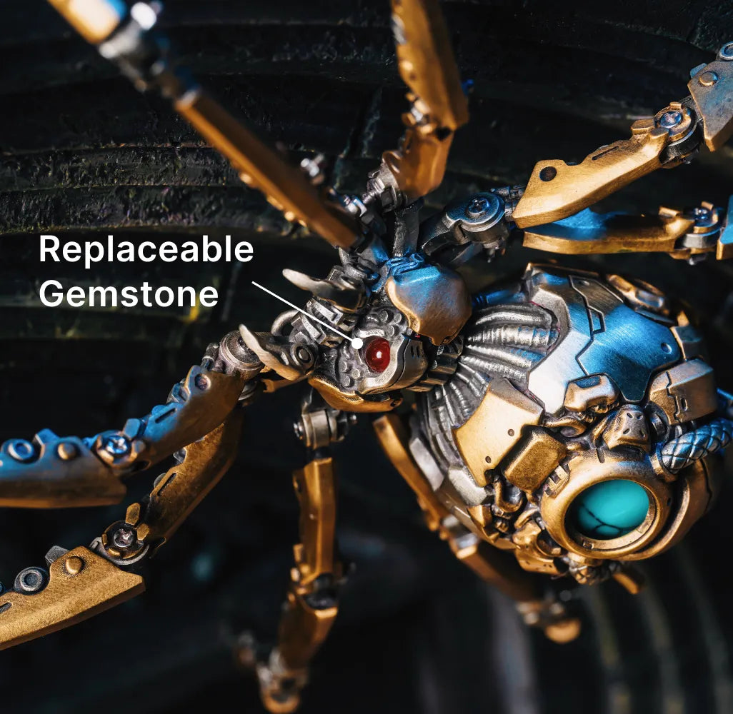 Brass Mechanical Widow Details 06