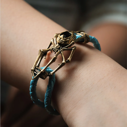 Brass Spider Rope Bracelet Details02