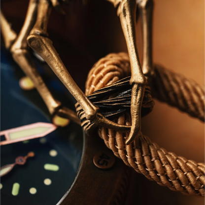 Brass Spider Rope Bracelet Details06