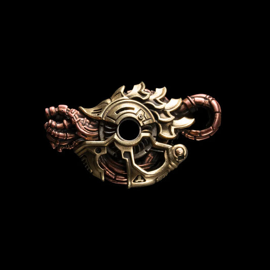 Brass Steampunk Nautilus Pendant