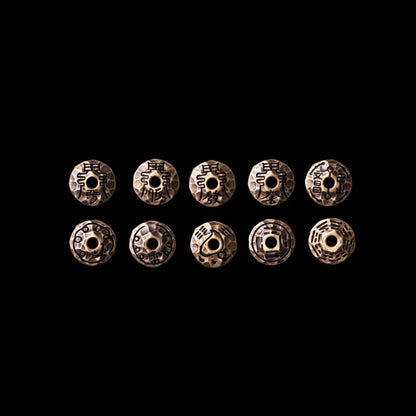 Taoist Silver Chip Spacer