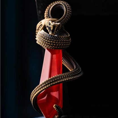 Brass Venoms Heart Pendant Details 03