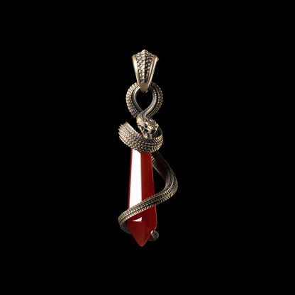 Brass Venoms Heart Pendant Only