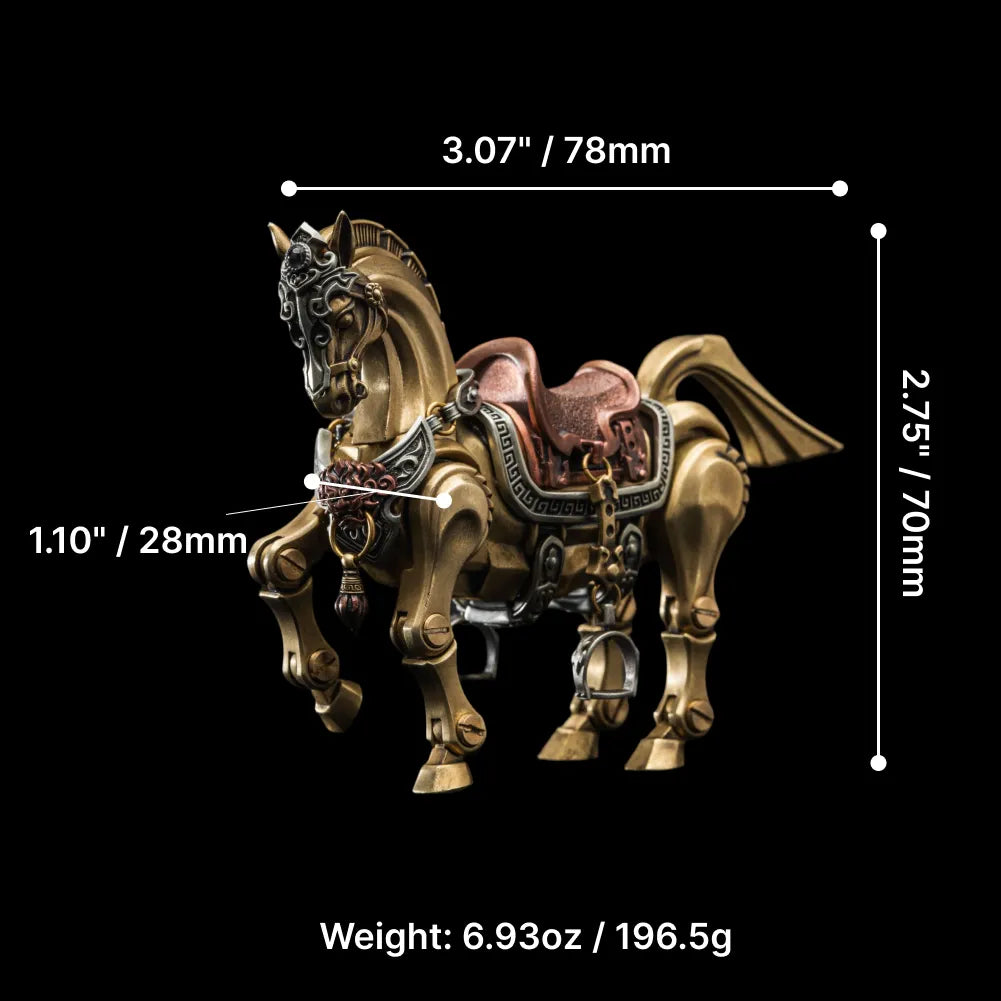 Brass With White Bronze With Copper Heroic Steed Parameter 01