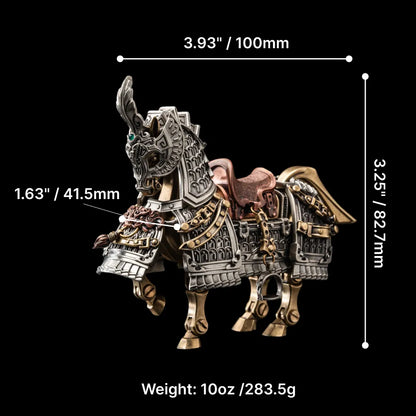 Brass With White Bronze With Copper Heroic Steed Parameter 02