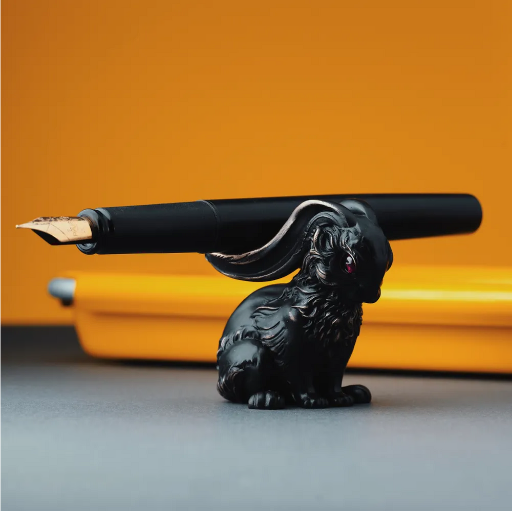 Blackened Bunny Pen Holder