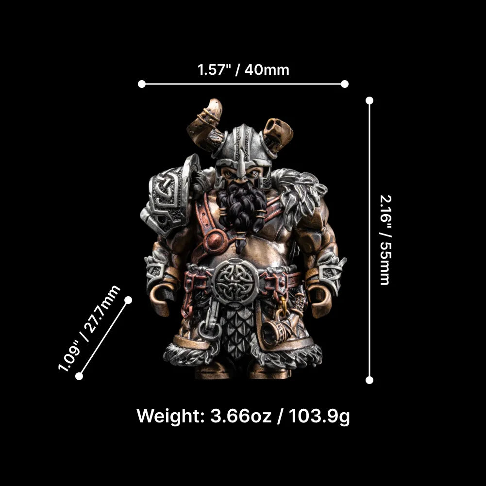 Bronze With White Bronze With Copper Viking Raider Parameter 01