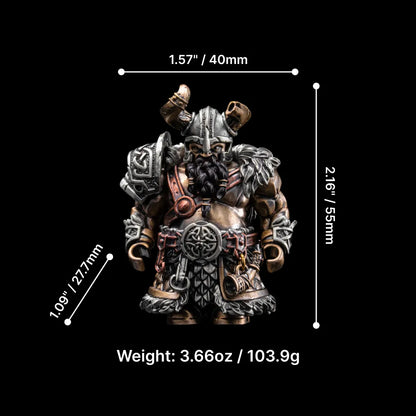 Bronze With White Bronze With Copper Viking Raider Parameter 01