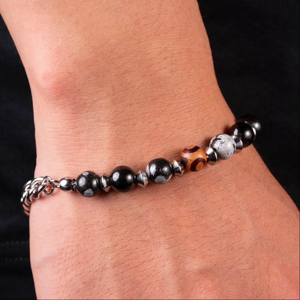 Chaos Stone Link Bracelet Details 06