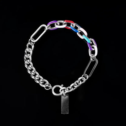 Chunky Chain Hip Hop Bracelet Details 01