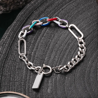 Chunky Chain Hip Hop Bracelet Details 02