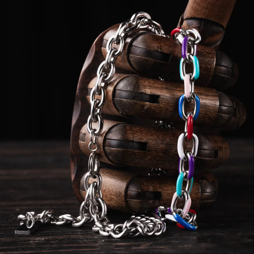 Chunky Chain Hip Hop Chain Necklace Details 06