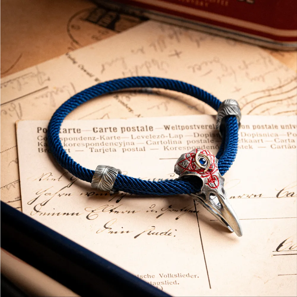 Three-Eyed Raven Rope Bracelet