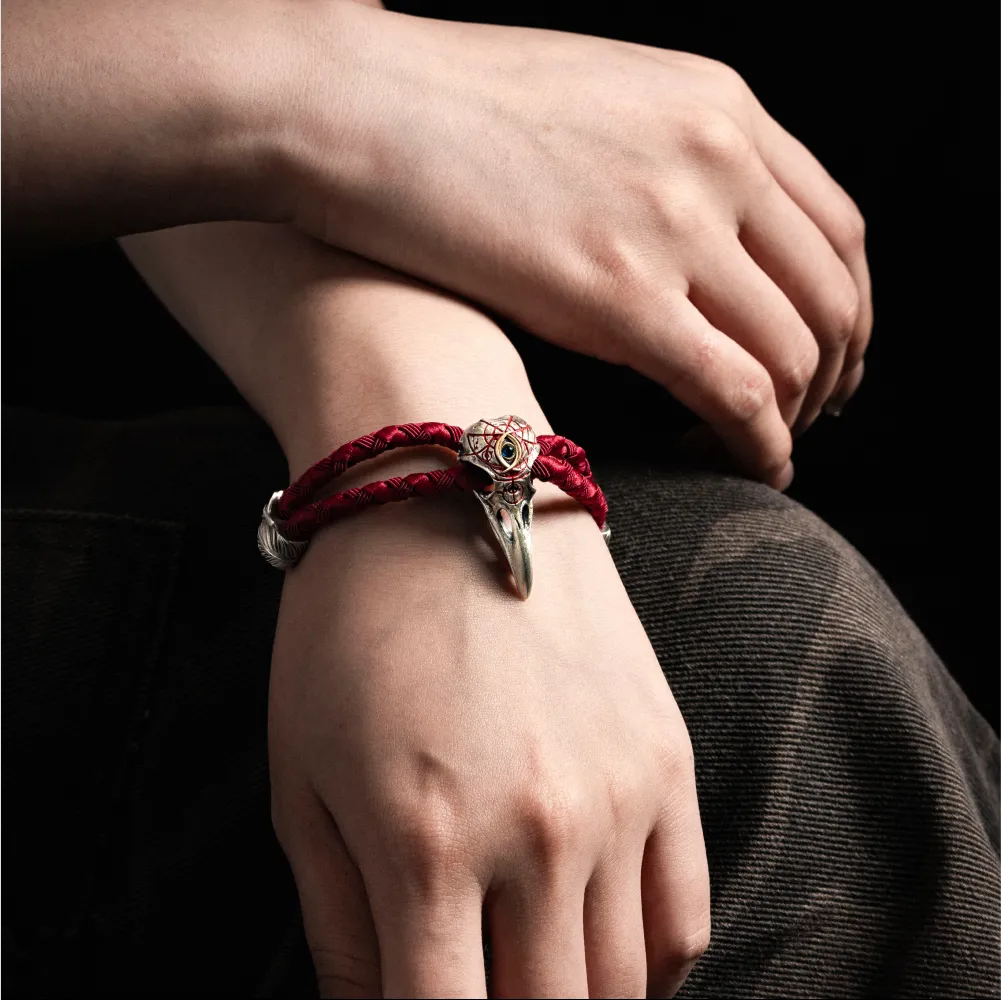 Three-Eyed Raven Rope Bracelet