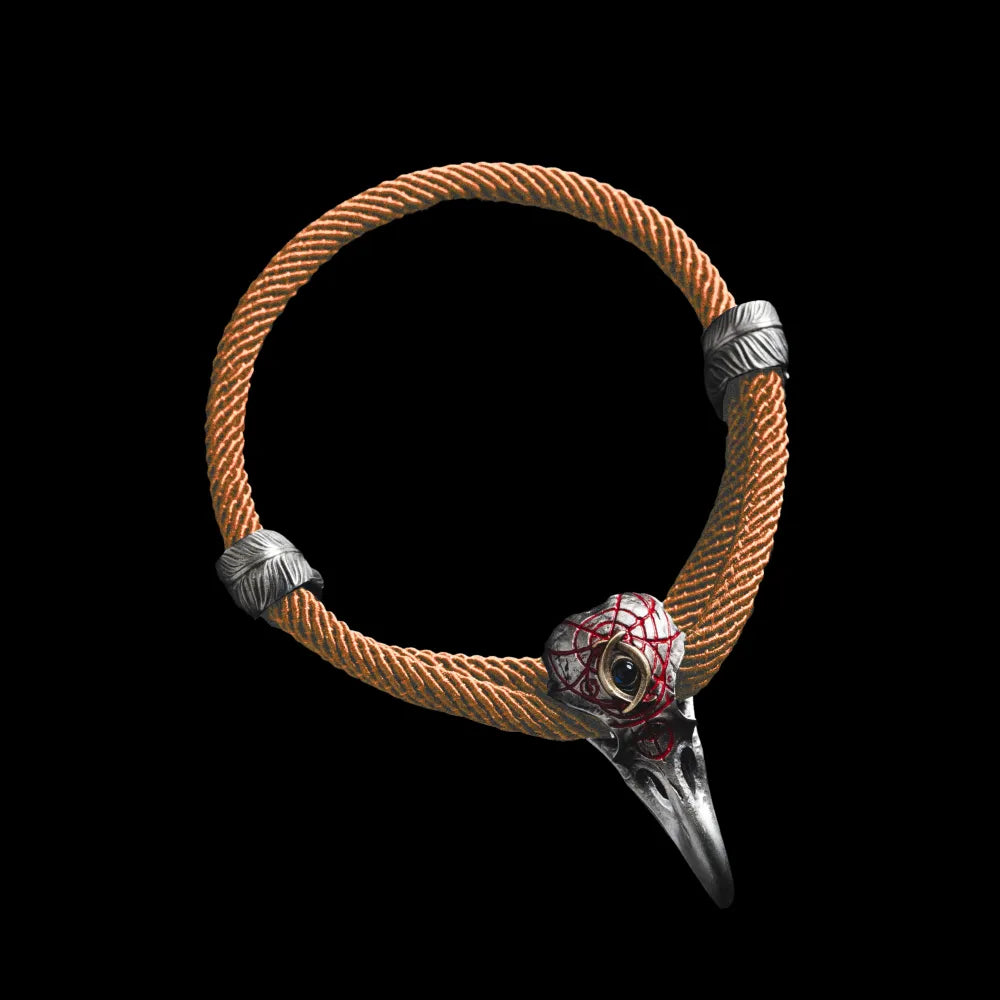 Three-Eyed Raven Rope Bracelet
