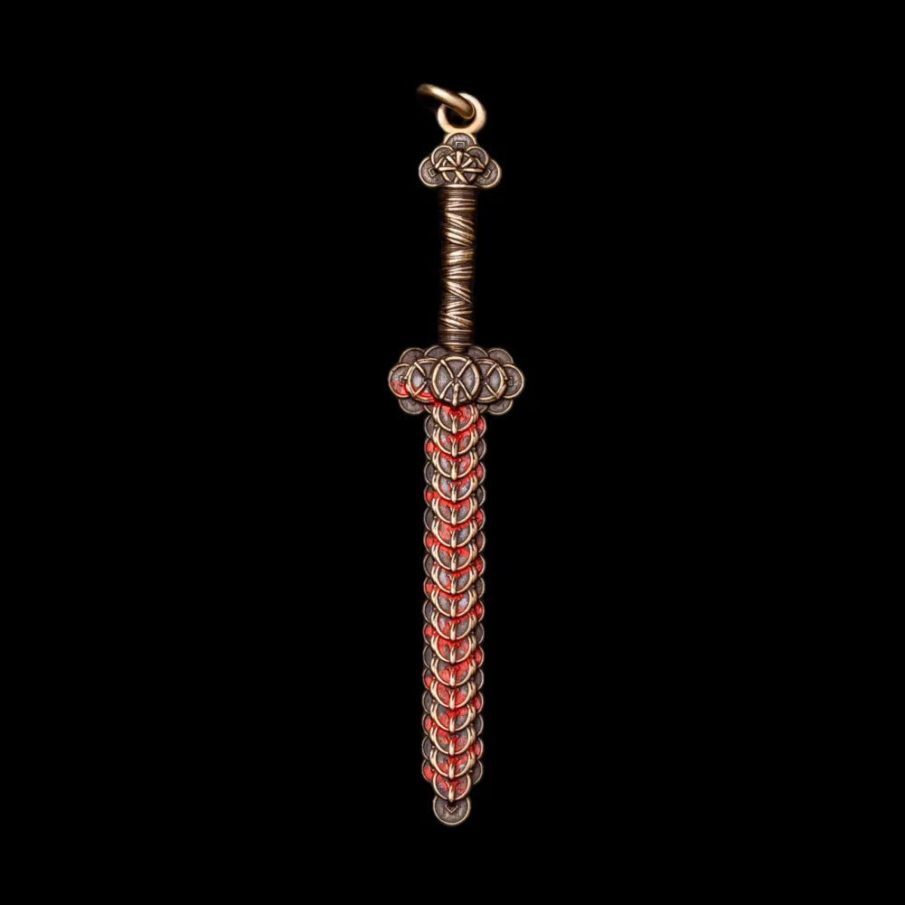 Coin Sword Relic Keychain for Luck & Protection – COPPERTIST.WU